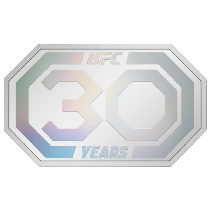 Niue: UFC - 30 Aniversario coloreado 1 oz Plata 2023 Proof