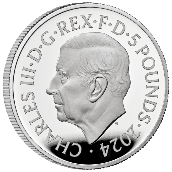 Palacio de Buckingham £5 Plata 2024 Proof