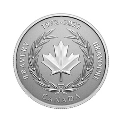 Canada: Moments to Hold - 50th Anniversary of the Medal of Bravery 1/4 oz Silber 2022 Coin