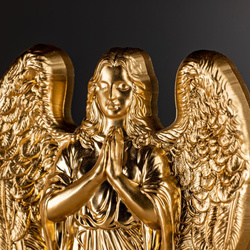 Cook Islands: Angel of Mercy 3 oz Silver 2023 Gilded Silk Ultra High Relief