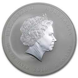 Lunar II: Año del Tigre 10 oz Plata 2010