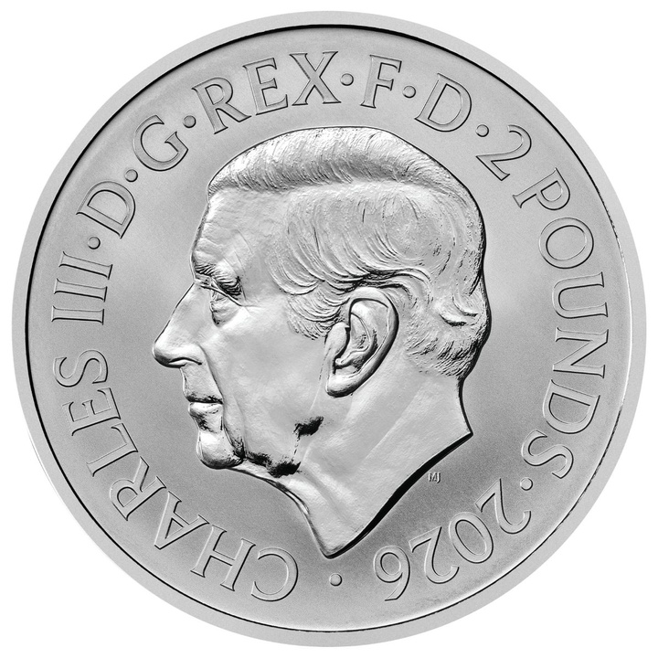 The Royal Tudor Beasts: Löwe der Königin 2 x 1 Unze Silber 2026 Proof/Matte Proof