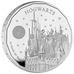 Harry Potter : École de sorcellerie et de magie de Poudlard 1 once en argent 2023 Proof