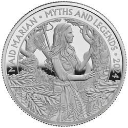 Myths & Legends: Maid Marian 2 uncje Srebra 2024 Proof