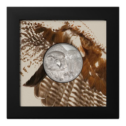 Mongólia: Mongol sólyom 1 uncia ezüst 2023 Proof Ultra High Relief