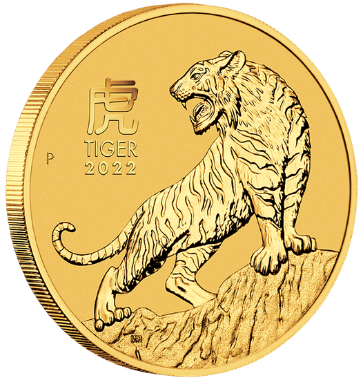 Lunar III: Year of the Tiger 10 oz Gold 2022