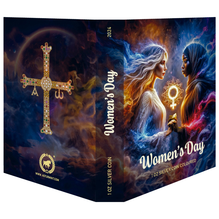 Canada: Women's Day kolorowany 1 uncja Srebra 2024