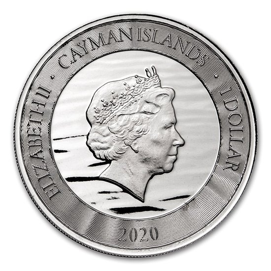 Cayman Islands: Marlin 1 oz Silver 2020