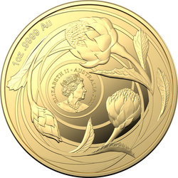 Flores Silvestres de Australia: Waratah 1 oz Oro 2022