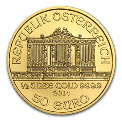 Wiedeński Filharmonik 1/2 uncji Złota 2014