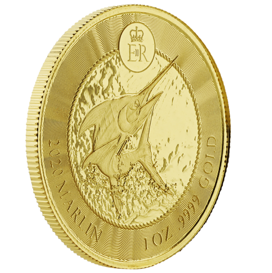 Kajmany: Marlin 1 uncja Złota 2020