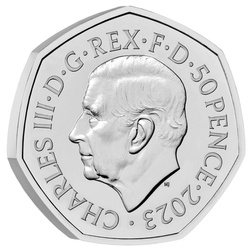 Lion, sorcière et vieille armoire 50p Cuivre-nickel 2023