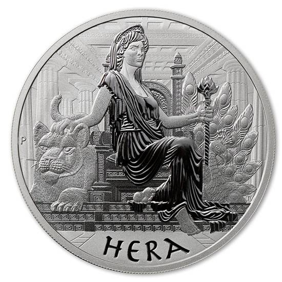 Tuvalu: Dioses del Olimpo - Hera 5 oz Plata 2022