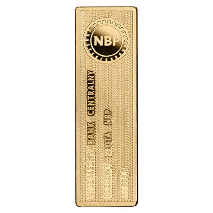 Gold Coin Independent Central Bank - NBP Gold Reserves 500 zloty Gold 2026 Proof Case/Folder