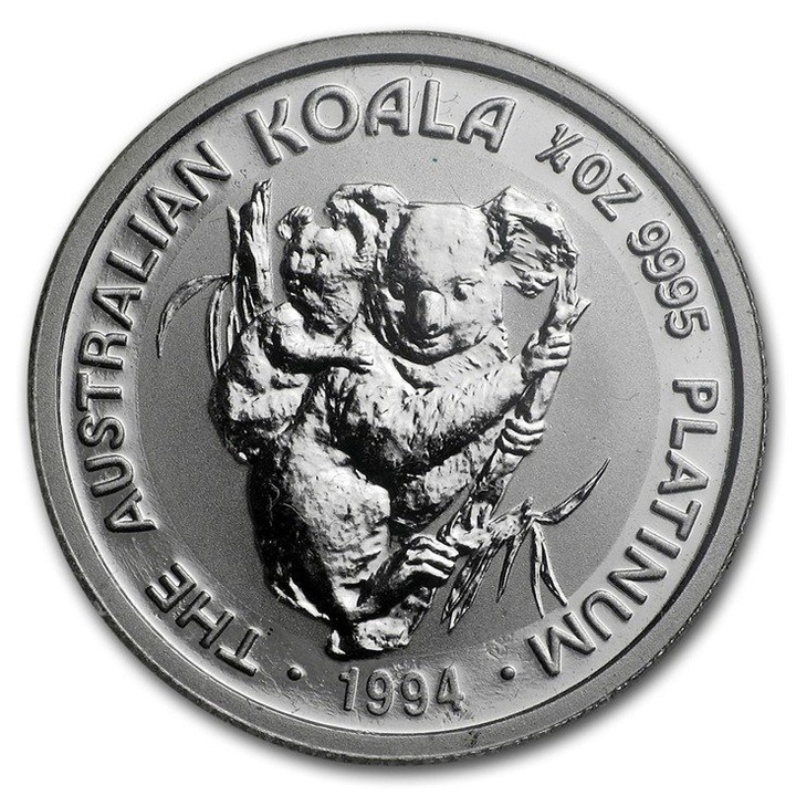 Koala 1/4 unce platiny 1994