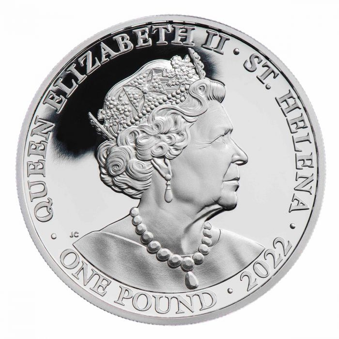 The Queen’s Virtues: Justice 1 unce stříbra 2022 Proof
