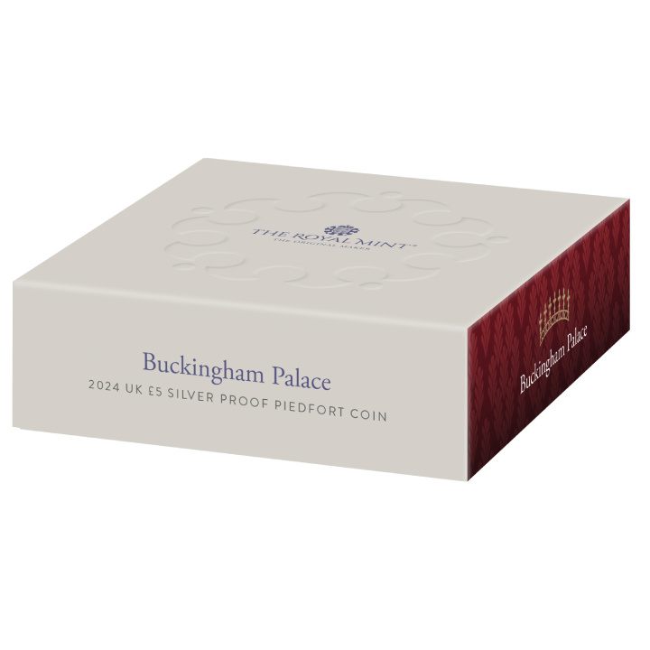 Buckingham Palace £5 Silver 2024 Proof Piedfort