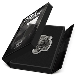 Niue: Divoká příroda – Tygr 2 unce stříbra 2022 Antique Finish