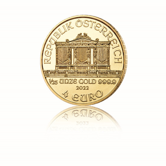 Vienna Philharmonic 1/25 oz Gold 2022