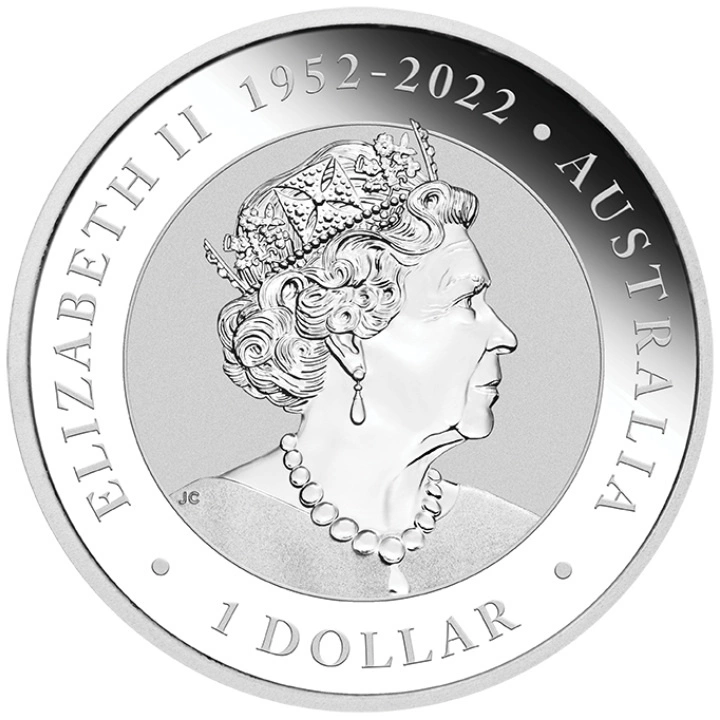 Australijski Emu 1 uncja Srebra 2023
