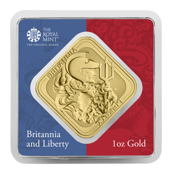  Britannia and Liberty 1oz Gold Bar