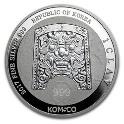 Chiwoo Cheonwang 1 once d'argent 2017 Proof