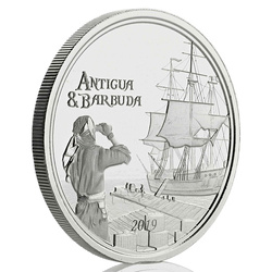 Antigua & Barbuda: Rum Runner 1 oz Silber 2019
