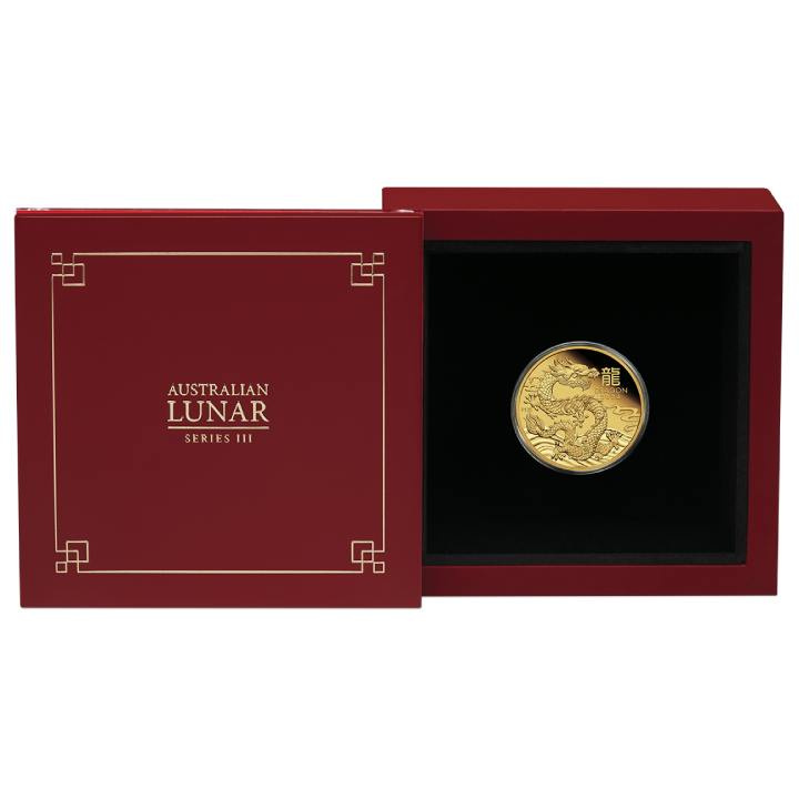 Perth Mint: Lunar III - Rok Smoka 1/4 uncji Złota 2024 Proof