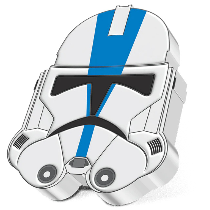 Niue: Star Wars Clone Wars 20th Anniversary - 501st Legion coloured 1 oz Silber 2023 Proof Coin