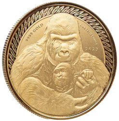 Congo: Silverback Gorilla 1 oz Gold 2023 Proof