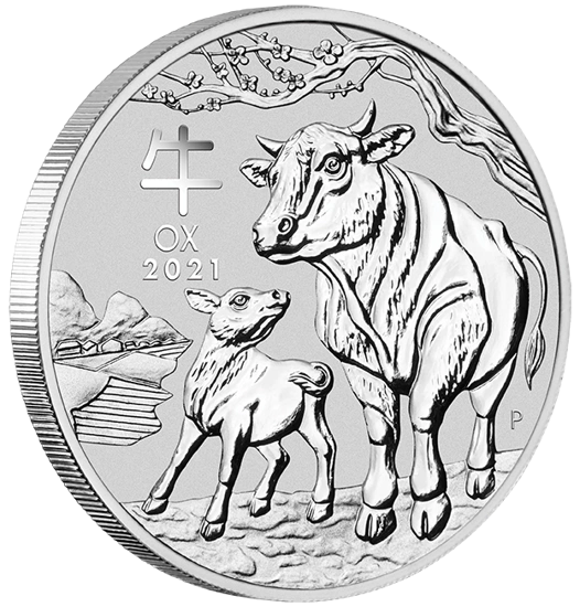 Lunar III: Year of the Ox 2 oz Silver 2021