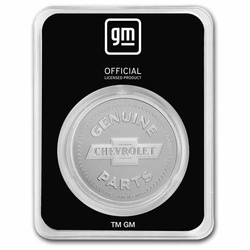 Chevrolet Genuine Parts Logo (1934-1940) 1 oz Silber Certipack 