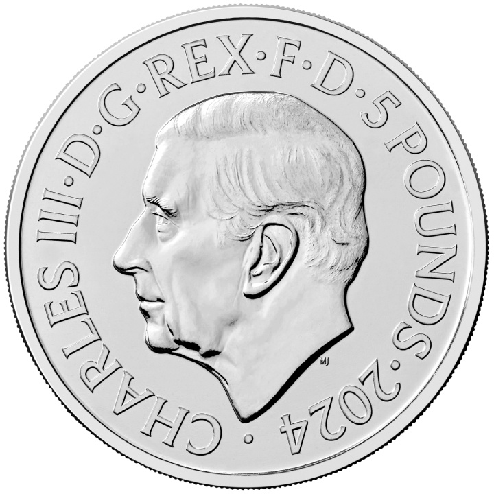Six Decades of 007 £5 Cupro-Nickel 2024