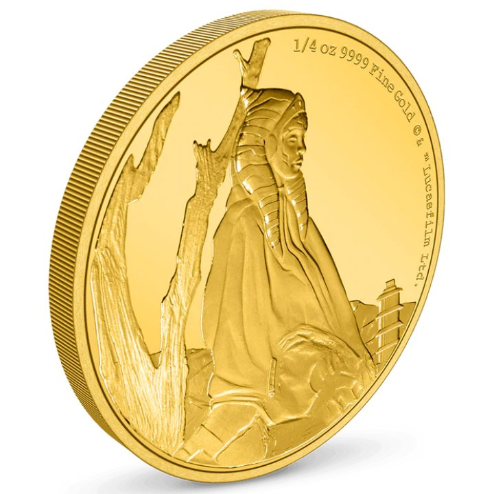 Niue: Star Wars The Mandalorian – Ahsoka Tano 1/4 oz Gold 2022 Proof