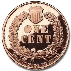 Centavo Cabeza de Indio – 1 onza de cobre.