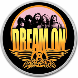 Niue: Aerosmith 'Dream On' 50th Anniversary coloured 1 oz Silver 2023 Slab Coin
