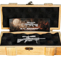 Cameroon Deadliest Weapon – AG 47 Widowmaker Mystery Box (random coin from the series) 2 oz Silver 2025 Shaped Coin