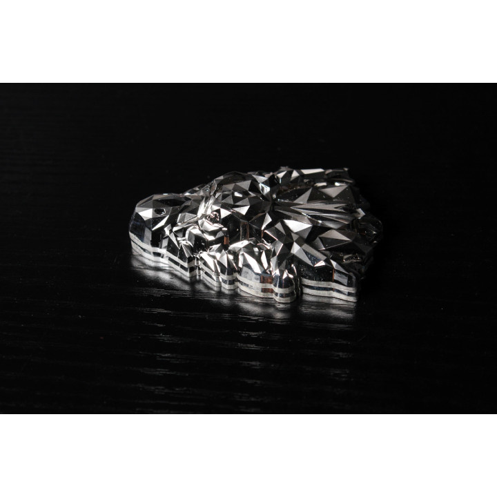 Lowpoly Lunar: Año del Dragón 2 oz Plata Proof Alto Relieve