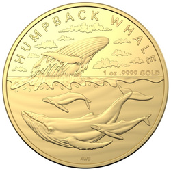 Territorio Antártico Australiano - Ballena Jorobada 1 oz Oro 2023