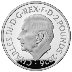 Moneda de plata Music Legends: Pink Floyd coloreada 1 onza de plata 2026 Proof