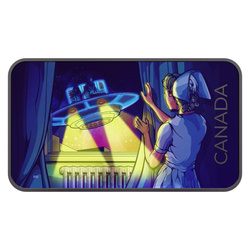 Canadá: Fenómenos inexplicables de Canadá - El Incidente Duncan coloreado $20 Plata 2023 Proof