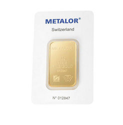 Metalor: Gold Bar 20 gram LBMA GD Refiner