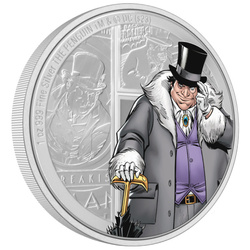 Niue: DC Villains - The Penguin coloreado 1 oz Plata 2023 Proof