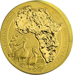 Rwanda: African Ounce - Pelican 1 unce zlata 2022