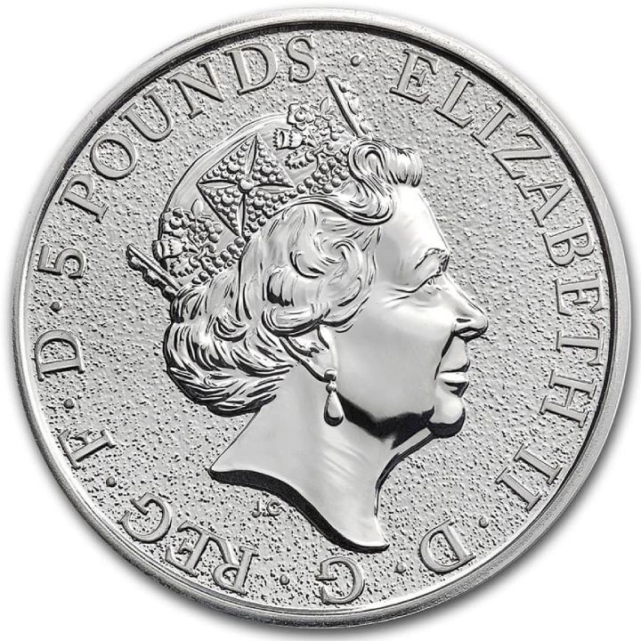 The Queen’s Beasts: The Lion of England 2 oz Silver 2016