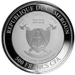 Cameroon: Mandrill 1 oz Silber 2022