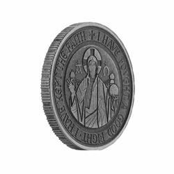 Samoa: Alpha & Omega 1/2 oncia d'argento 2021 Moneta antica