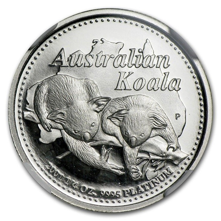 Koala 1/4 oz Platinum 2001 PROOF