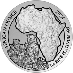 Ruanda: Afrikai uncia – Leopárd 1 uncia platina 2024