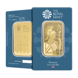 Lingot The Royal Mint - Britannia 50 grammes d'or
